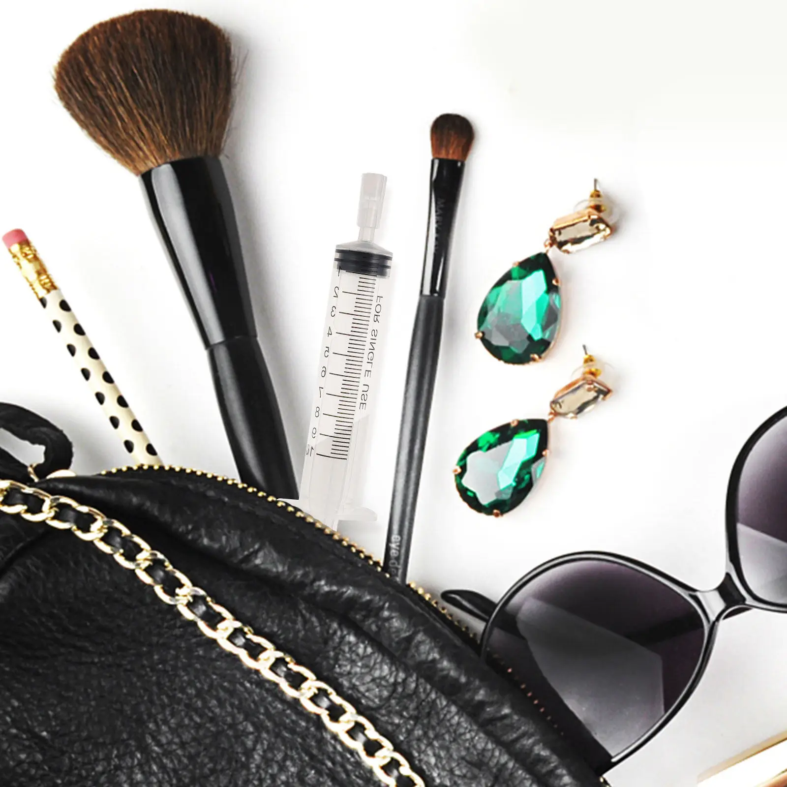 

10Pcs Portable Tubes 10ml Mini Syringe Bottles Travel Leakproof Subpackage Tools Empty Refillable Lotion Storage