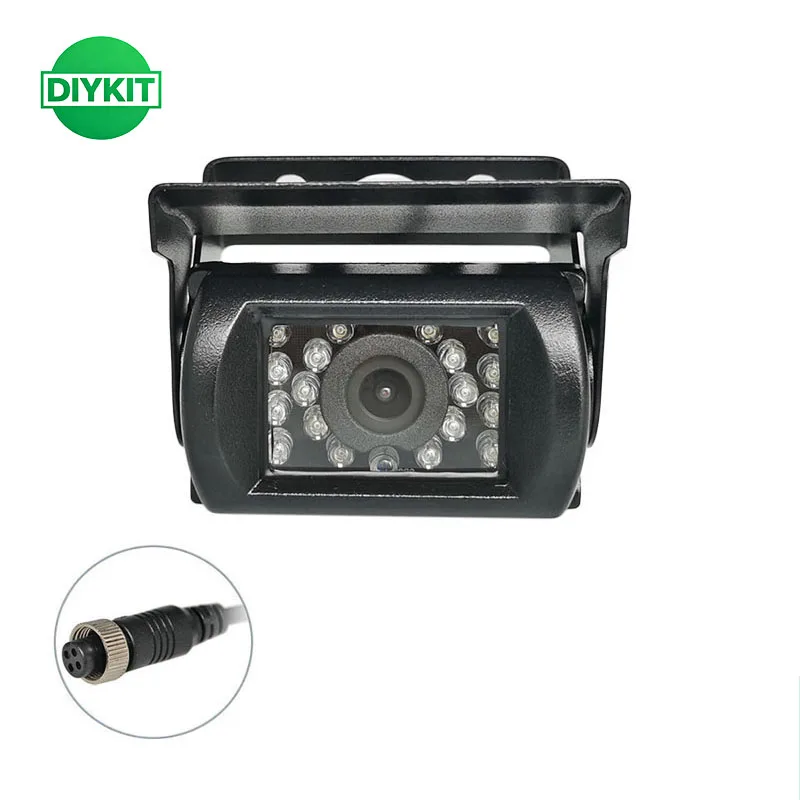 DIYKIT 1080p AHD DC12V Waterproof Camera Color IR Night Vision Reverse Backup for Car Truck Bus