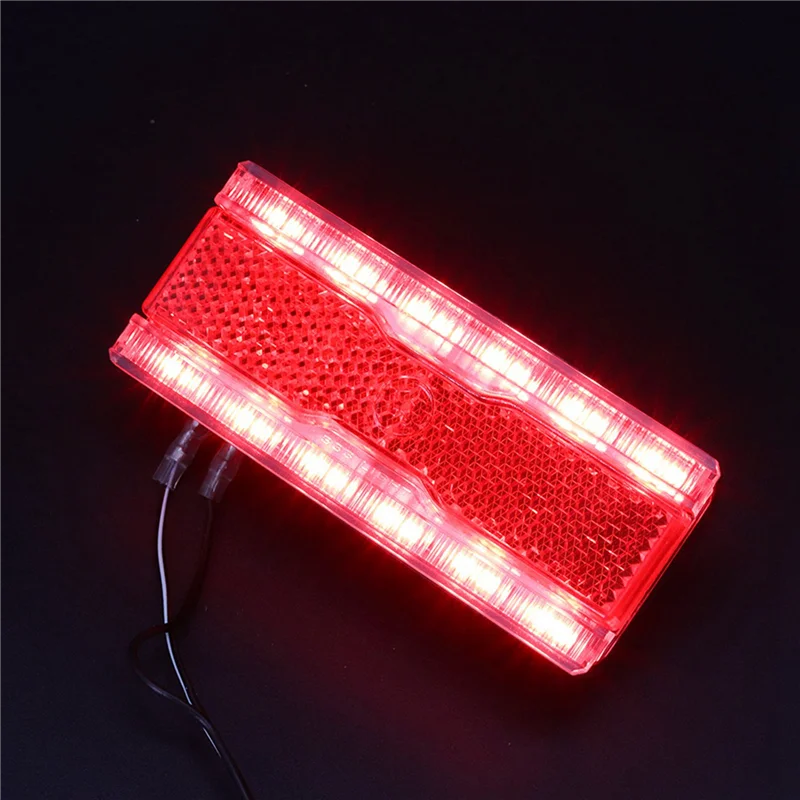 

【Летняя распродажа! !】2X Задний фонарь для велосипедной динамо-машины с парковочным фонарем, светодиодный задний фонарь переменного тока 6 В, 0,5 Вт, подходит для крепления 50 мм, багажник для велосипедной стойки La