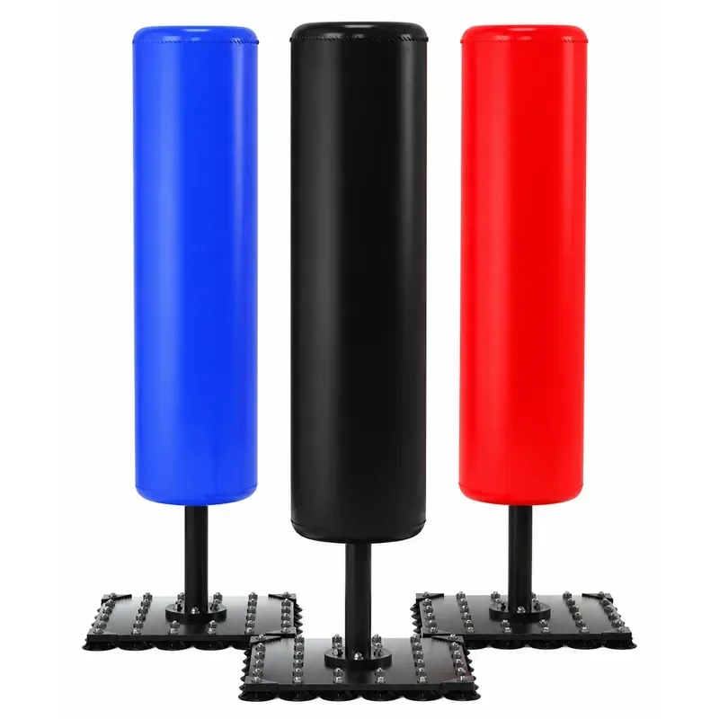 Vertical Boxing Sandbag for Adults and Kids Home Training Equipment for Sanda Taekwondo with Suction Cup Base Stress Relief
