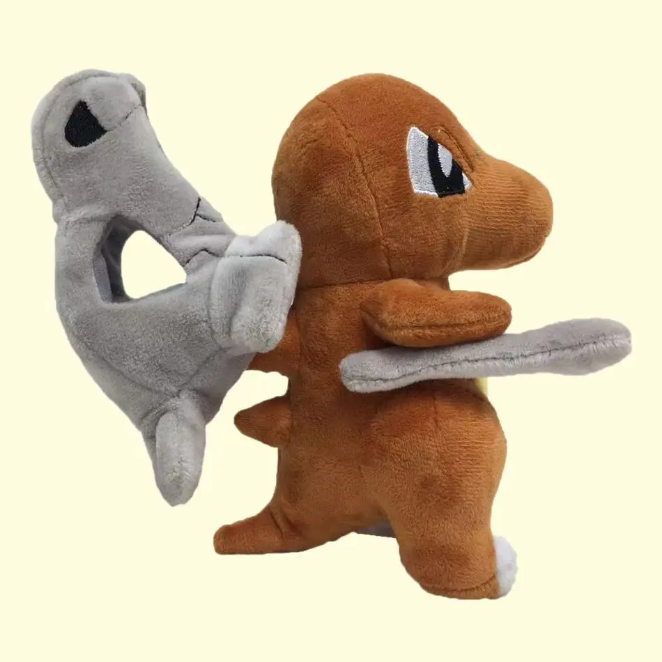 Cartoon Pokémon Cubone Plush Doll Sofa Ornament Warm Healing Companion Doll Room Decoration Soft Exquisite Creative Gift