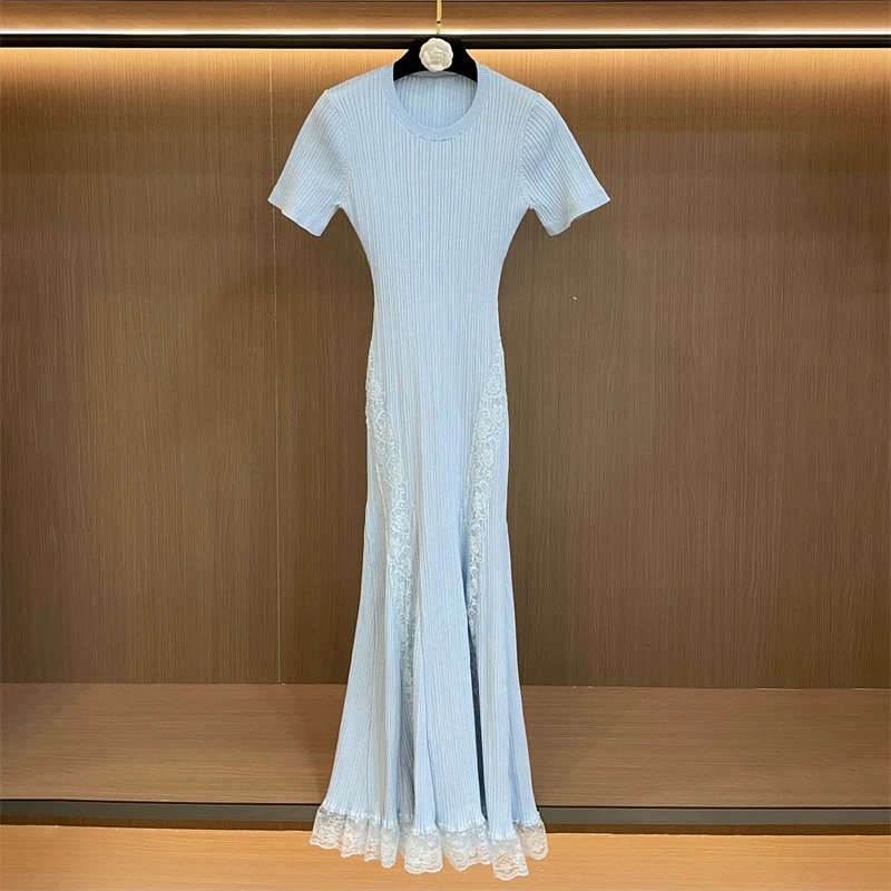 patchwork knitted summer dress Knitted Patchwork Dress Pattern