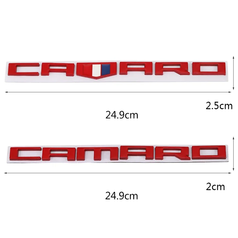 Car Sticker Metal CAMARO Badge Emblem Decals for Chevrolet Chevy Camaro Cruze Equinox Captiva Aveo Silverado Lacetti Spark Sail