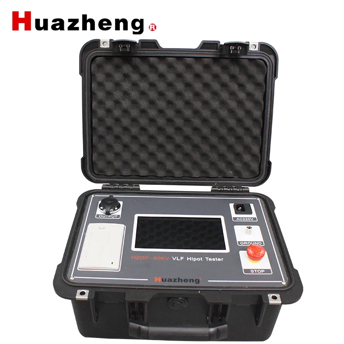 new Huazheng Factory Laboratory Equipment 0.1HZ  60KV VLF HV Hipot Tester Cable Super Low Frequency Vlf Tester