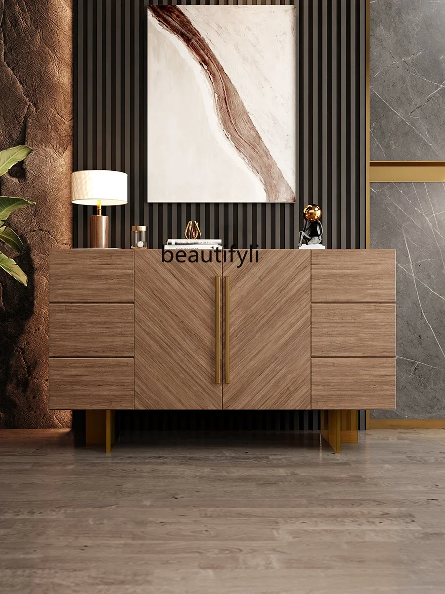 

Entrance Cabinet Modern Living Room Partition Locker Italian Minimalist High Sense Villa New