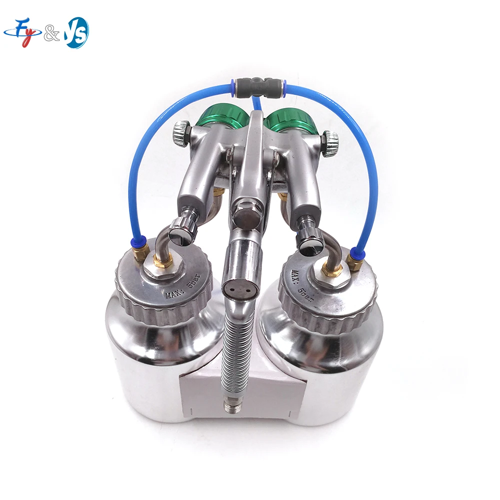 Hot Sale High P-ressure Airbrush Compressor Kit, Nano External Mixing S-pray G-un for Chrome Plating C-hemical Pneumatic S-pra