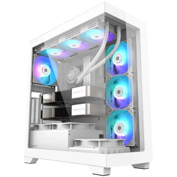 3Rsys K400 Reverse (White) Middle Tower Pc Case