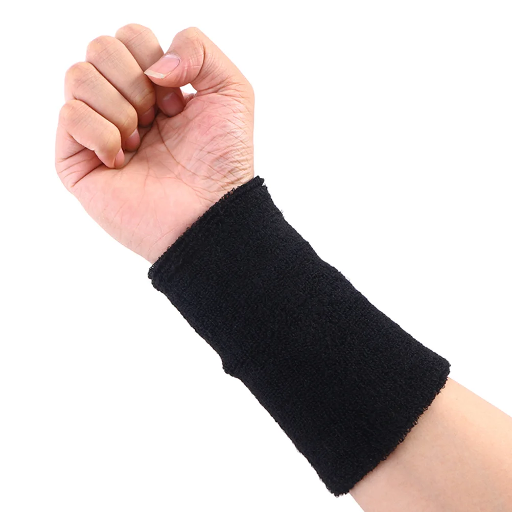 

2 Pairs Multicolor Fitness Wristbands Cotton Straps Bands for Women Breathable Elastic Sports Guard Sweatbands Protector Wrist
