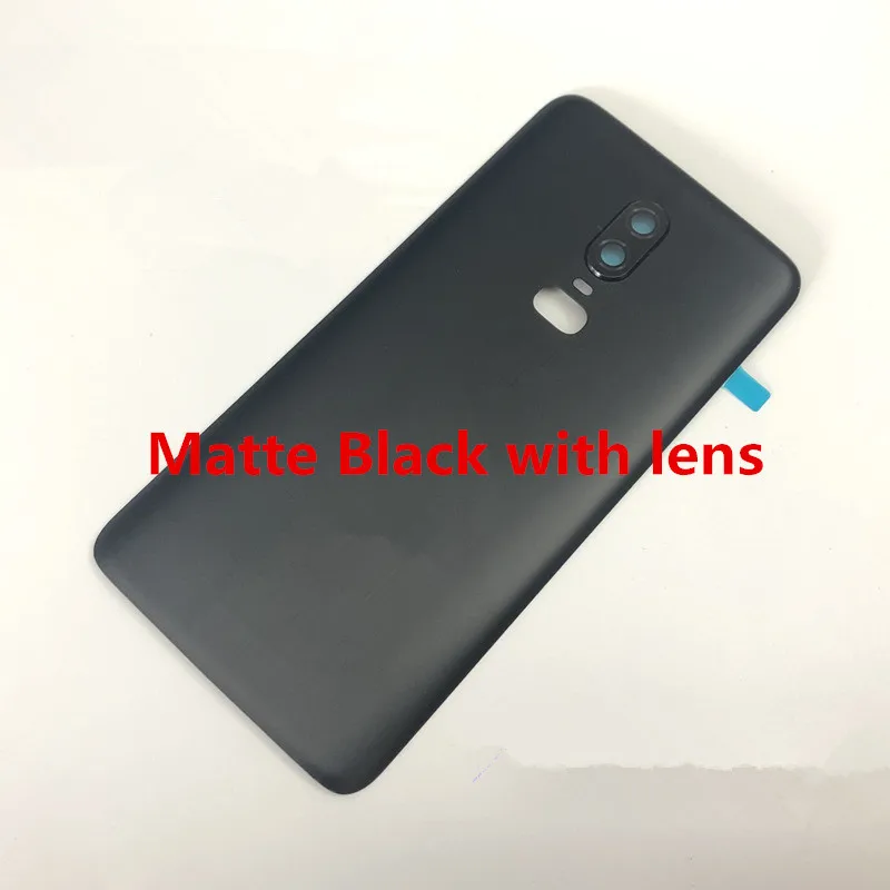 Oneplus6 Housing For Oneplus 6 One Plus 6.28" Glass Battery Back Cover Repair Replace Door Phone Rear Case + Camera Lens image 5