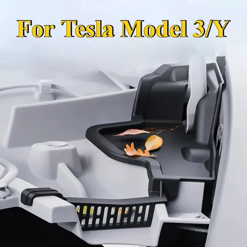 Para Tesla Modelo 3/Y Capô Pia Tronco Net Anti-Bloqueio Capa Filtro Protector Acessórios Interiores
