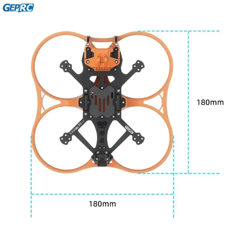 GEPRC GEP-CL30 V3 O4 PRO 3inch Drone Carbon Fiber Black Orange RC FPV Quadcopter Helicopter Replacement Accessories Parts