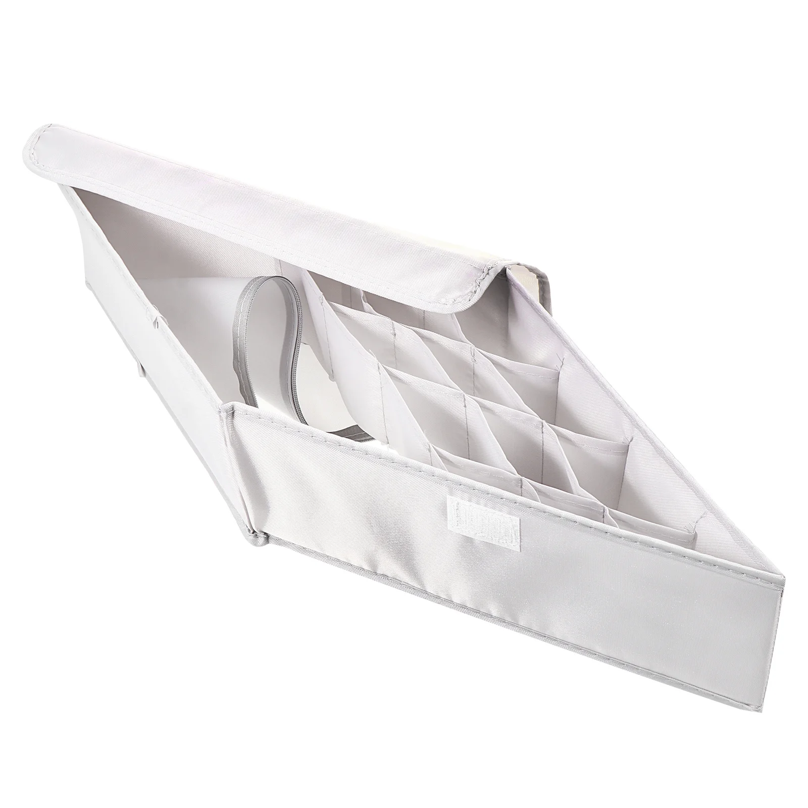 

Underwear Storage Box Oxford Cloth Lid Closet Drawer Organizer for Bra Socks Underwear Pants Ties Scarves