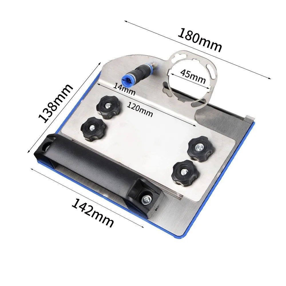 Durable Portable Angle Grinder Stand Stainless Steel Adjustable Tile Chamfering Tool Edge Trimming Accessory Woodworking