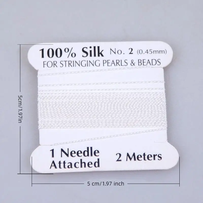 # 4 0,6mm*2 Meter Mehrfarbiger Seidenfaden für Frauen DIY Schmuckherstellung und Perlenzubehör – Detail 4