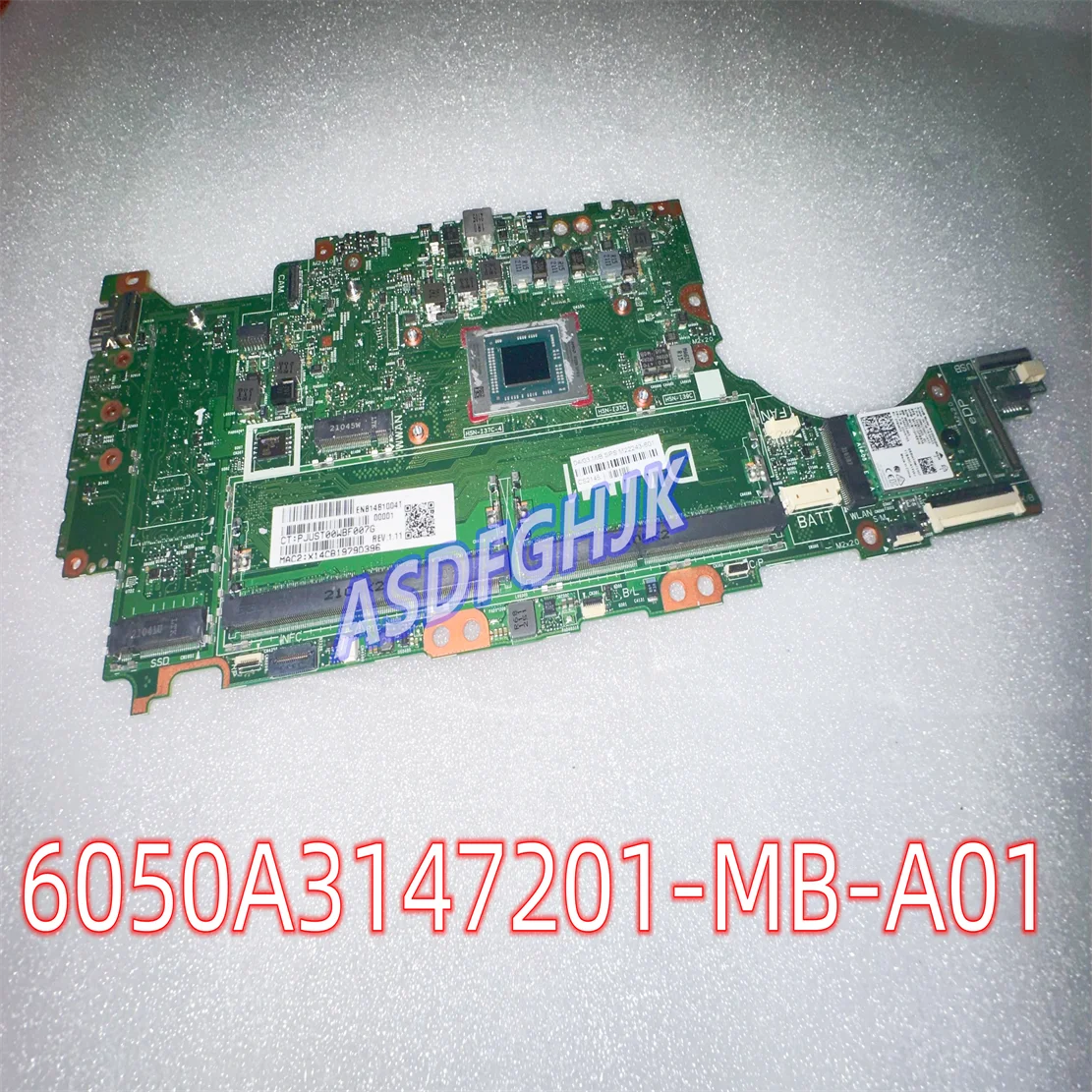 Imagem -05 - Original para hp Elitebook 845 g7 Placa-mãe com Ryzen Pro 4650u Cpu 6050a 3147201 -mb-a01 M22243601