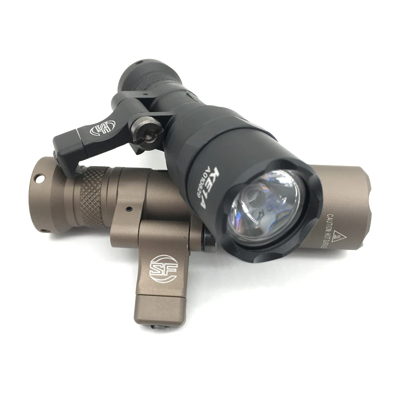 Airsoft Surefir M340 M340C M340V Tactical Flashlight Surefir Scout Light Hunting Softair Mount Weapon Light Pistol Gun light