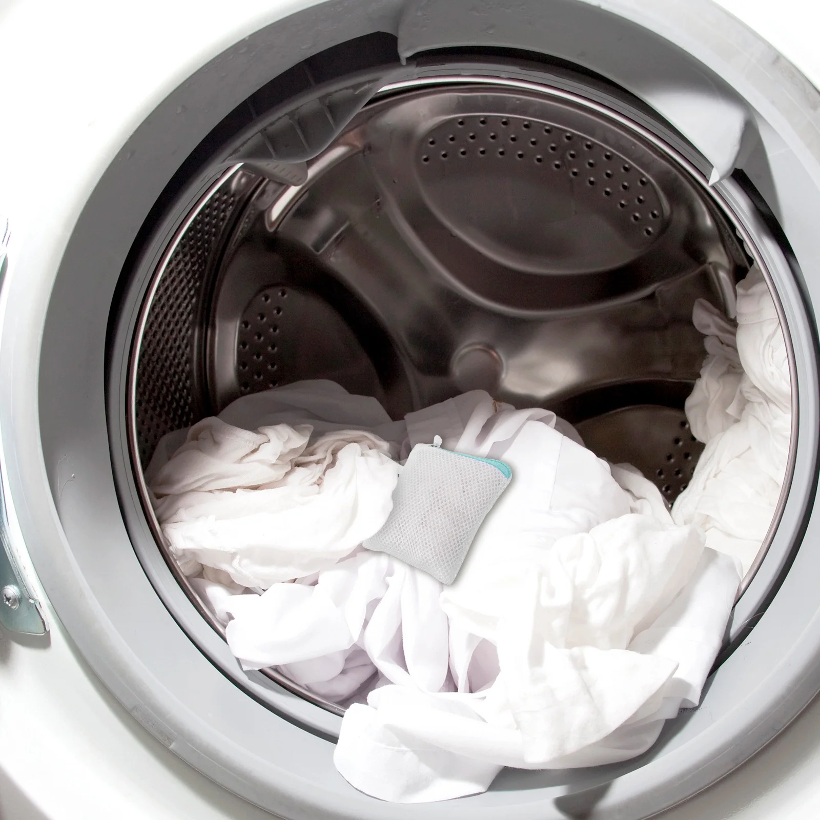 

6Pcs Laundry Bag Mesh for Delicate Clothes - 5.50x4.72 Inch Small Washable Net Bags with Zipper - Reusable Protective Washing