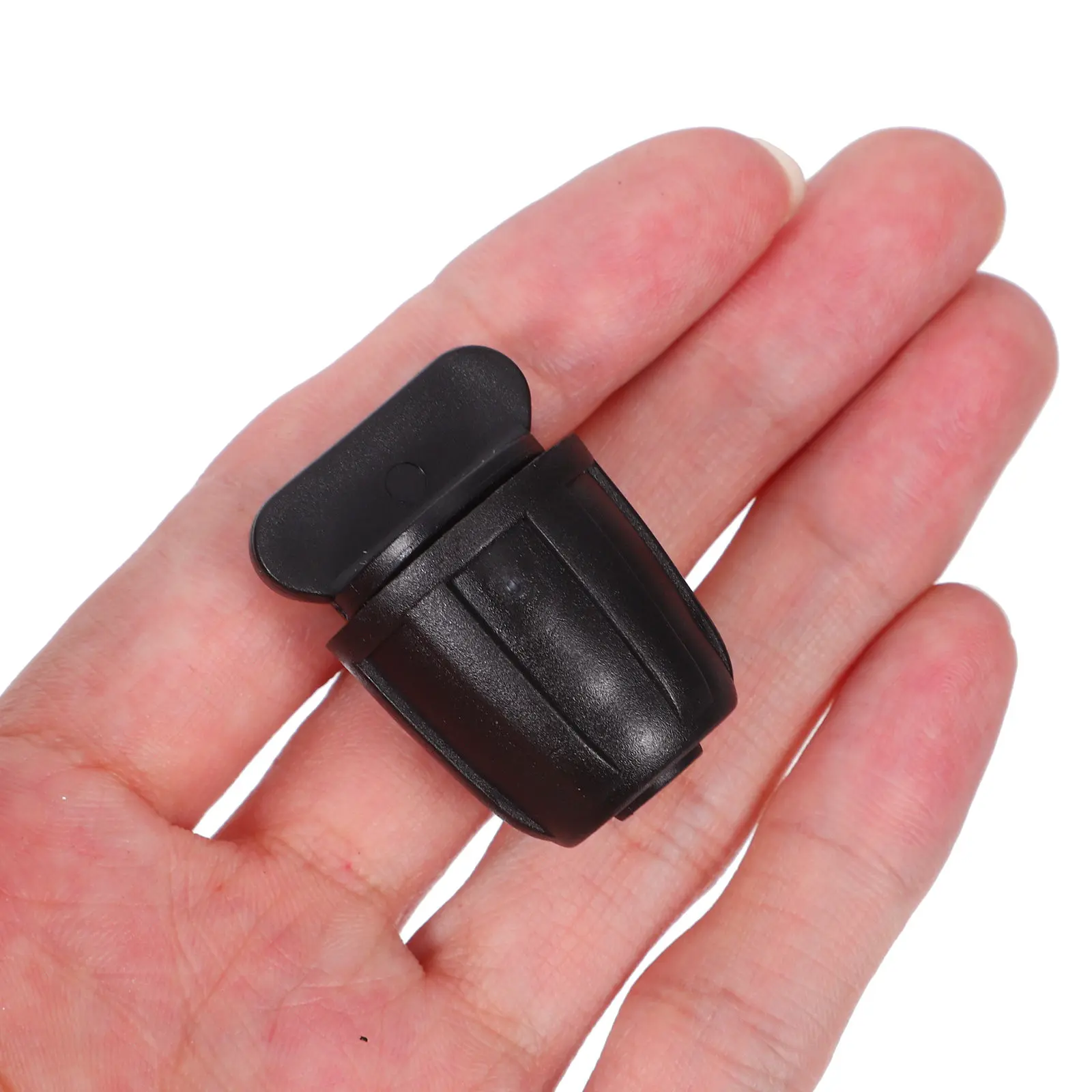 20pcs 8/11Mm Drip Irrigation Tube End Plug Black Pom Material Lock Design For Garden Watering System Tight Fit Connector Stopper