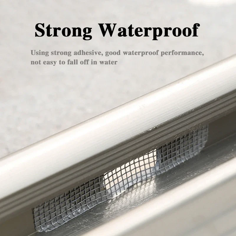 1/5/10 pcs Window Screen Patch Exhaust Grille Window Door Drainage Hole Anti-mosquito Paste Mesh Screen Invisible Repair Subsidy