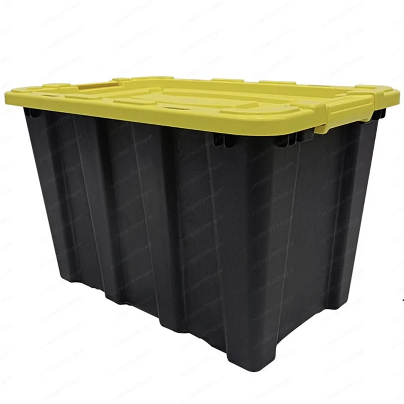 

100L Large Capacity Heavy Duty Stackable Plastic Storage Bin Luggage Storage Bin