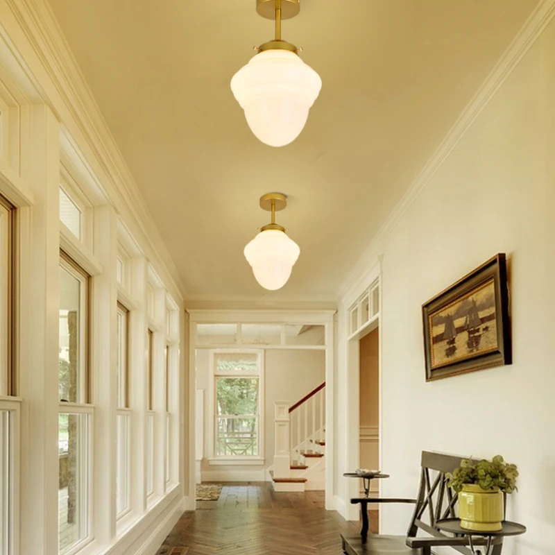 

Японский стиль, проживание в семье, вилла, коридор, спальня, балкон, люстра, кремовое белое стекло, атмосфера, украшение комнаты, подвесной светильник