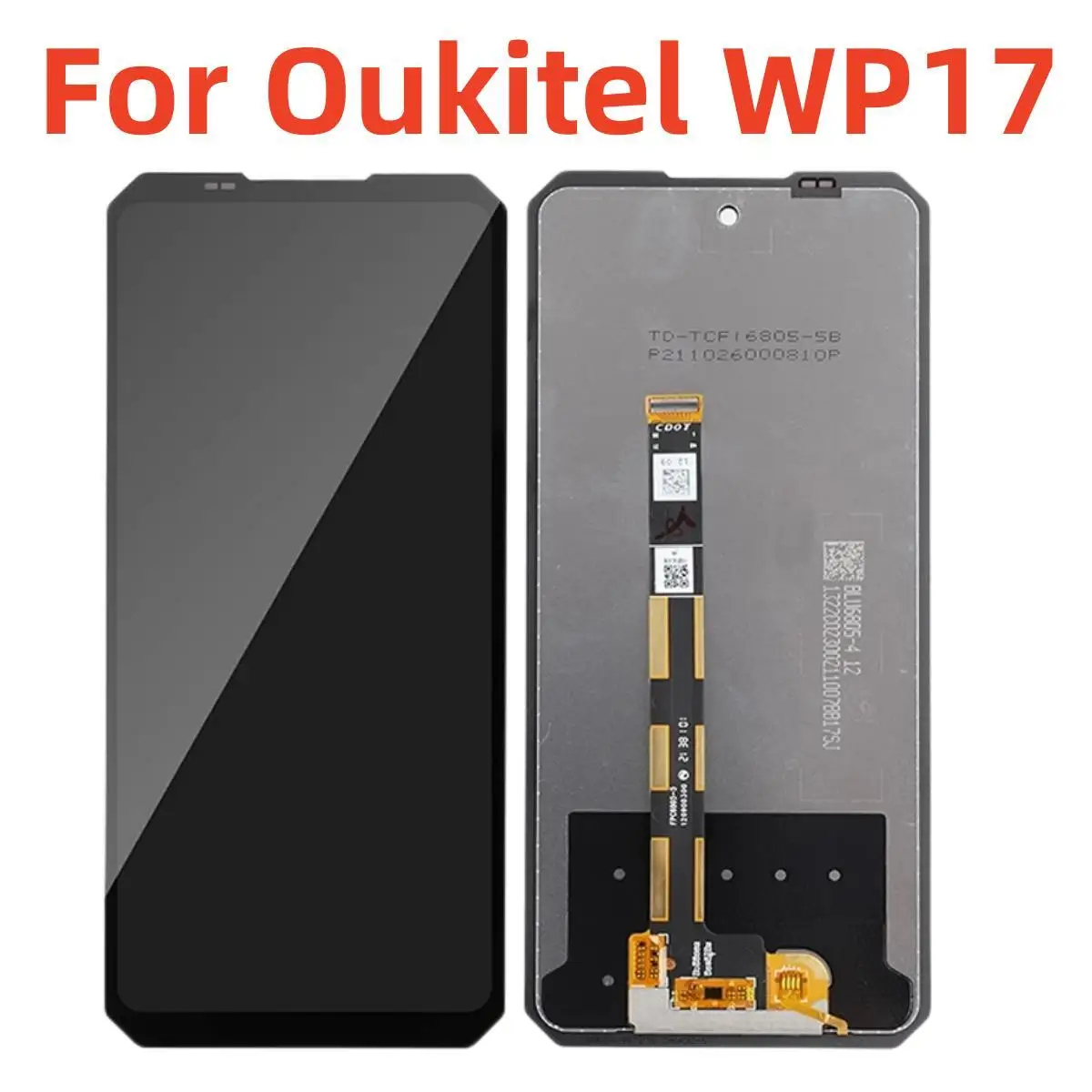 

New Original For Oukitel WP17 Cell Phone 6.78“ LCD Display Assembly Digitizer Touch Glass Panel Screen Repair Parts Replacement