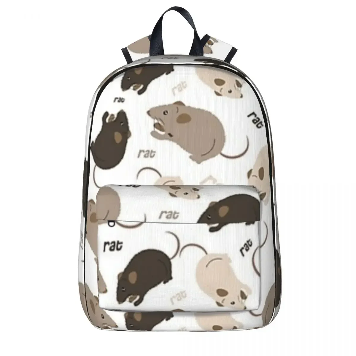 

Rat Pattern Woman Backpacks Boys Girls Bookbag Waterproof Children School Bags Portability Travel Rucksack Shoulder Bag