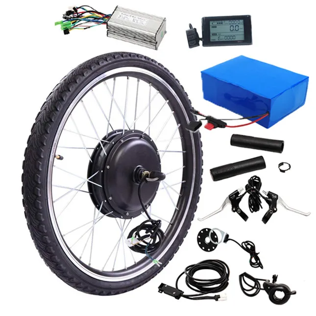 Fabrycznie sprzedawany zestaw do konwersji roweru elektrycznego 350W 500W 1000W 20-29inch Zestaw do konwersji roweru elektrycznego Ebike