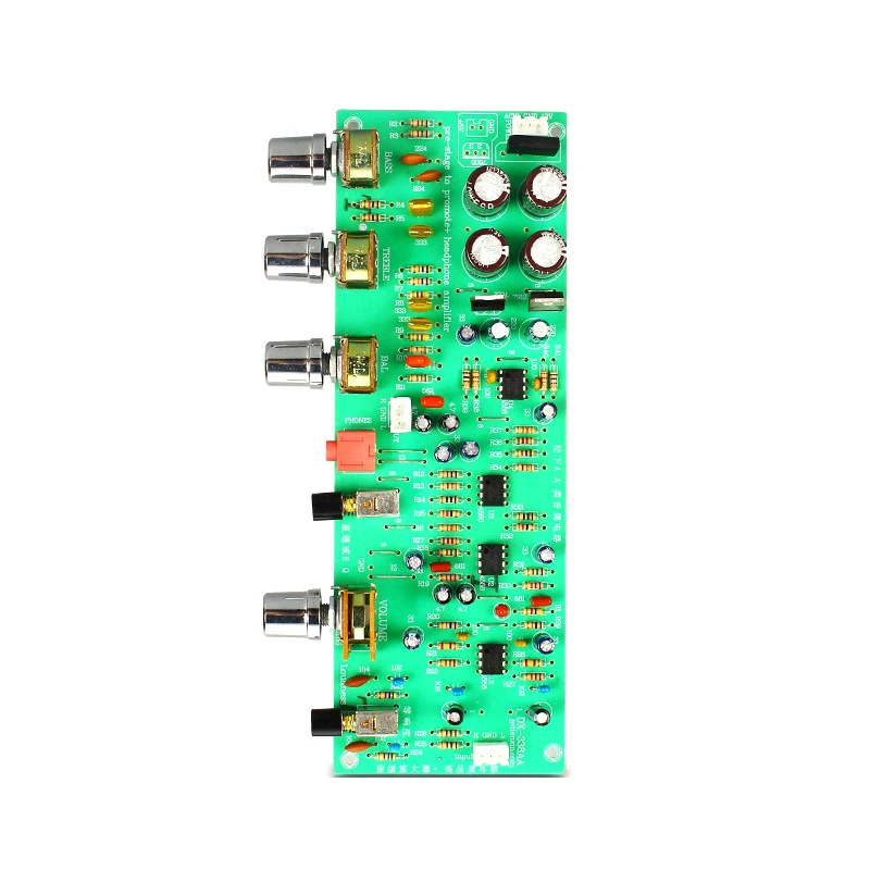 UNISIAN JRC4558 preamplificatore Audio 4558 OP-AMP scheda di controllo del tono del Volume degli alti con Loudness per amplificatore