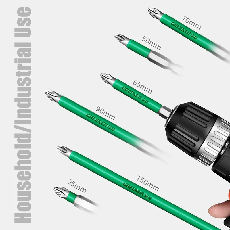 Set Setelan Selendang Pegangan Heksagonal Universal Super Keras Anti Selip Obeng Anti Karat Alat Tangan Magnet Mini