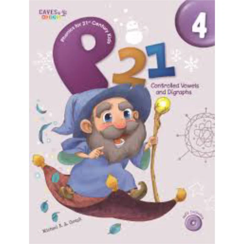

P21Phonics For 21st Century Kids 4 Controlled Vowels And Digraphs BKMP3App Michael E A Gough 9789576068874
