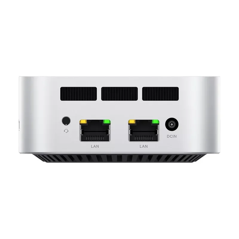 BOLRZO Mini computer N100 CPU N5 shell, compact 12GB LPDDR5 128GB SSD dual LAN dual Type C DP * 1 three-screen display