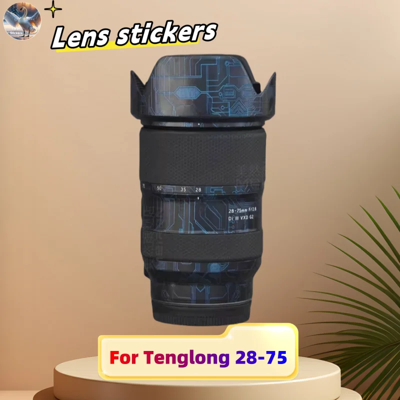 

for Tenglong 28-75 Camera Lens stickers, precision cut wear-resistant protective film, DIY skin