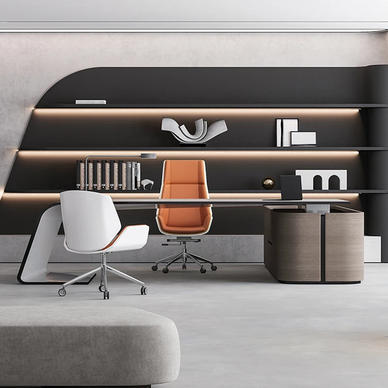 Storage Office Desk Corner Study cassetti estetici School Desk Corner Modern Executive drawing Tavolo Da Lavoro Home Furniture