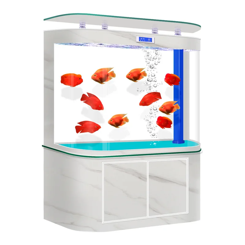 Automatic circulation filtration medium and large household ecological bottom filter living room water-free box