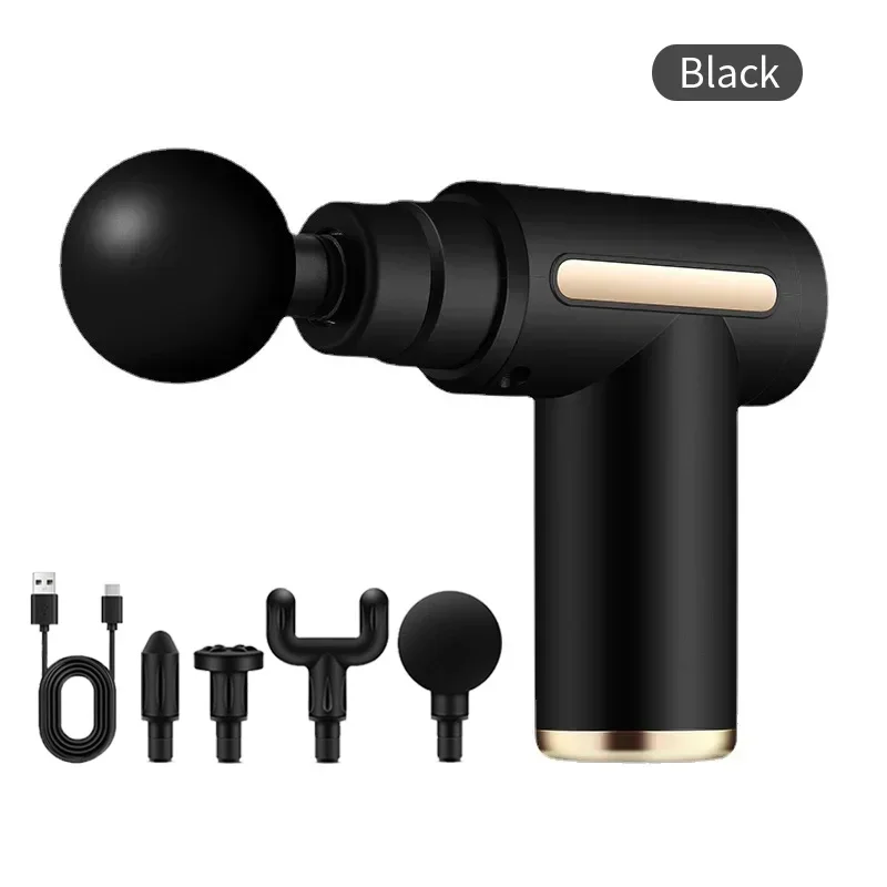 

Portable Fascia Massage Gun, Deep Tissue Mini Neck and Foot Massager, Lightweight Adjustable Speed for Whole Body Use