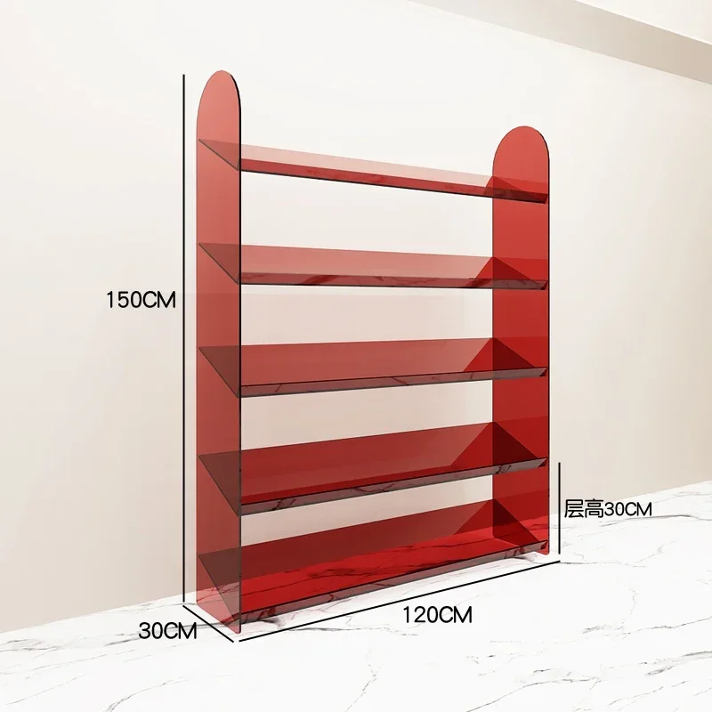 

Acrylic transparent display cabinet floor-to-ceiling display rack