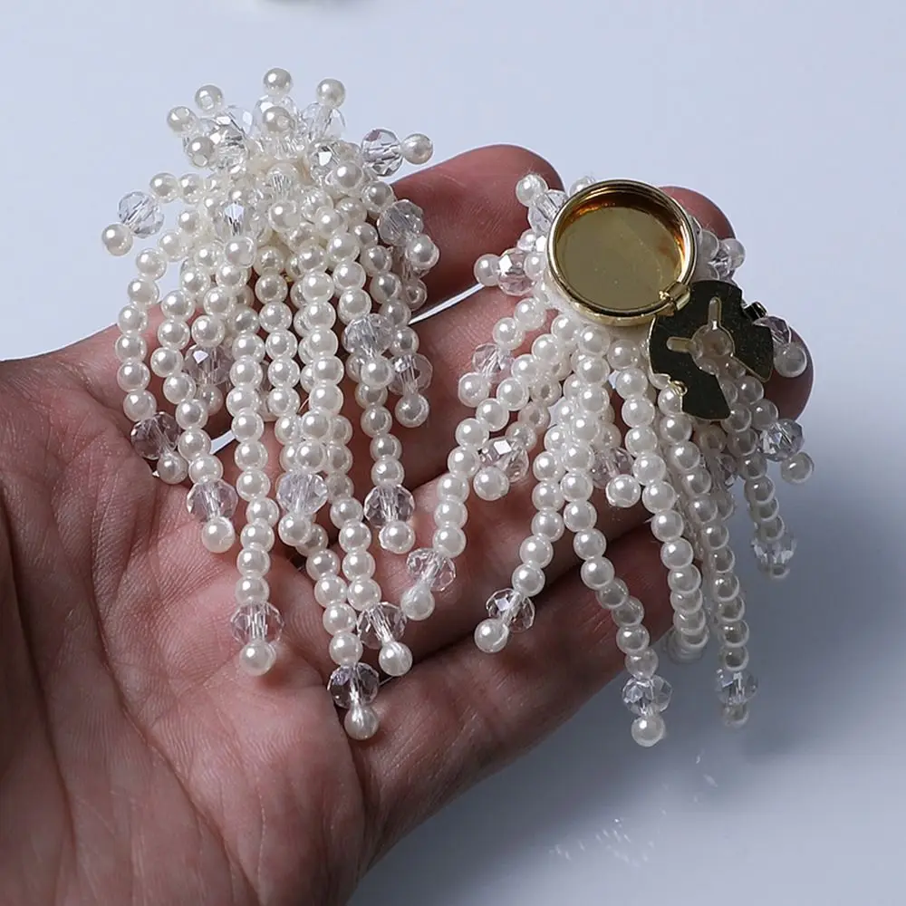 Elegant On Shirt Pearl Button Cover DIY Accessories Alloy Flower Cufflinksble Decor Cufflinks Button Cover for Men Women