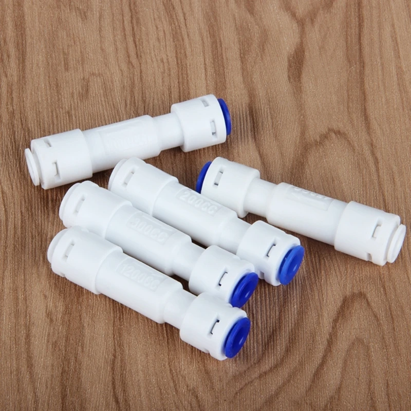 150/300/450/600/1000cc Water Filter Reverse Osmosis Restrictor Tube for RO-Systems 1/4in Quick Connects Fittings