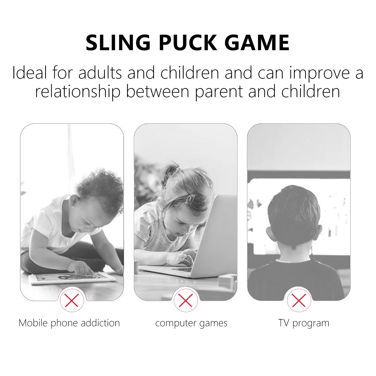 

1 set 1 Set Lightweight Board Fast Sling Puck Tabletop For Family Interactive Indoor Outdoor Birthday Christmas Gift