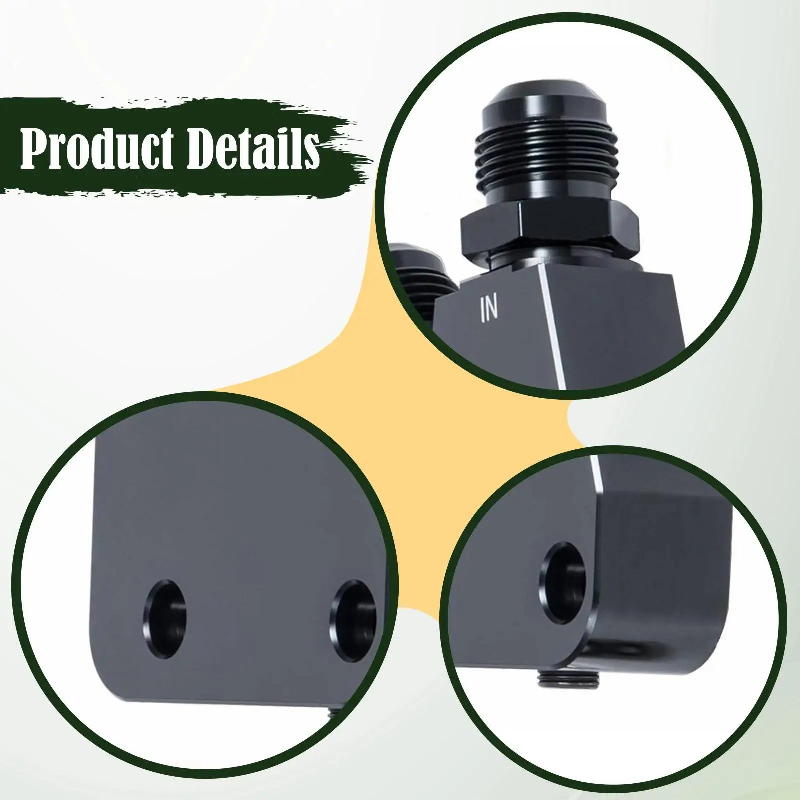Engine Oil Cooler Adapter Kit Replacement Sturdy Stable Performance Easy to Install Compact Automotive Parts for LS1 LS2