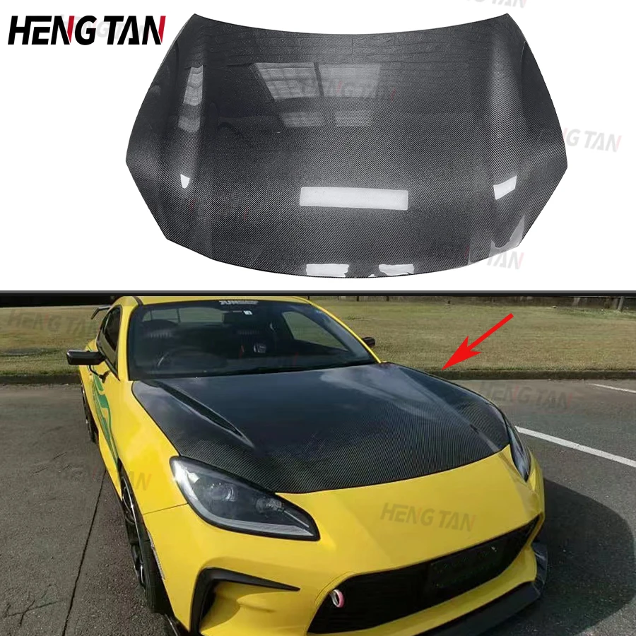 For Toyota GR86 BRZ ZN8 ZD8 ZC8 2020-2022 Carbon Fiber Car Front Engine Hood Vent Cover Parts Body Kit