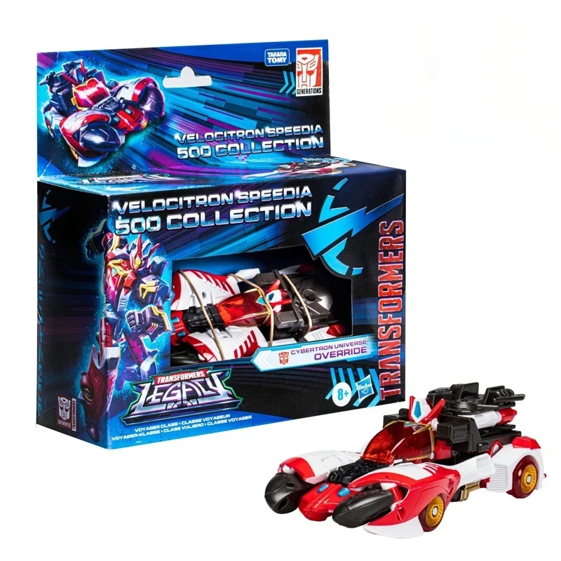 TAKARA TOMY Transformers Legacy Velocitron Speedia 500 คอลเลกชัน Voyager Cybertron Universe Override หุ่นยนต์ Action Figure