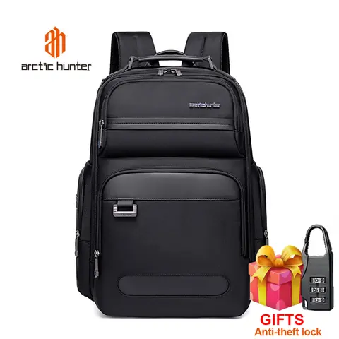 आर्कटिक हंटर हाई-एंड बिजनेस पुरुषों का ट्रैवल बैकपैक मल्टी-फंक्शनल एंटी-स्प्लैशिंग बड़ी क्षमता वाला कंप्यूटर बैकपैक 10 best sales आर्कटिक शिकारी - №5