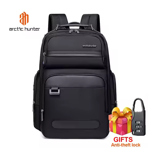 Arctic Hunter High-End Business Men's Backpack Travel Multi-Functional Anti-Splashing Large-Capacity Computer Backpack