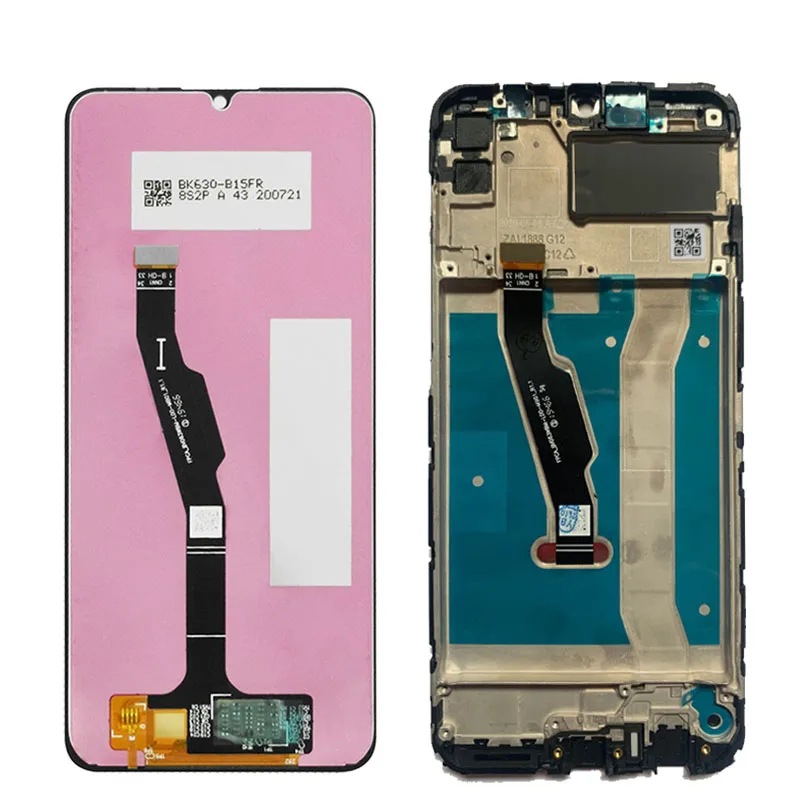 6.3''Display for Huawei Y6P LCD with Frame Touch Screen Digitizer Replacement Screen for Huawei Y6P MED-LX9 MED-LX9N LCD Display