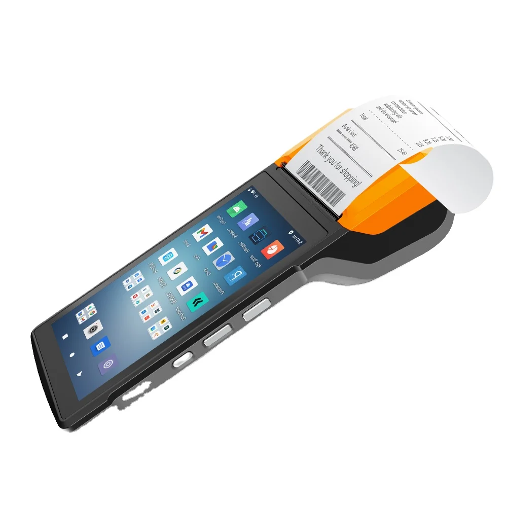 Hot Sell Android 14.0 Supermarket Portable POS Machine with Bluetooth & USB Connectivity 5MP Camera 3GB RAM 3000mAh Battery