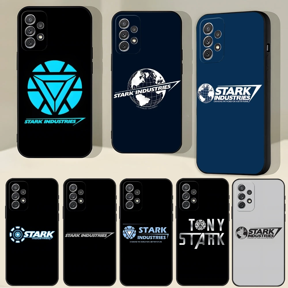 Fashion Stark Industries Phone Case For Samsung S23 Ultra S24 S22 S20 Fe S21 Plus Galaxy A54 A34 A24 A53 M54 Note 20 Back Cover