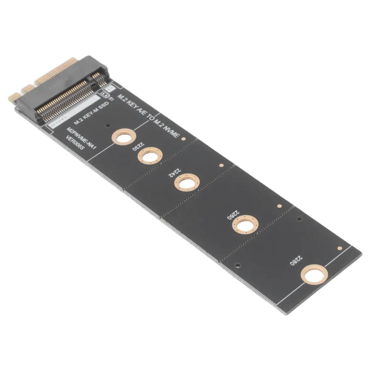 AA80 M.2 A+E KEY Slot To M.2 NVME Adapter Card NGFF To KEY-M Expansion Card NVMe PCI Express SSD Port Expansion Adapter