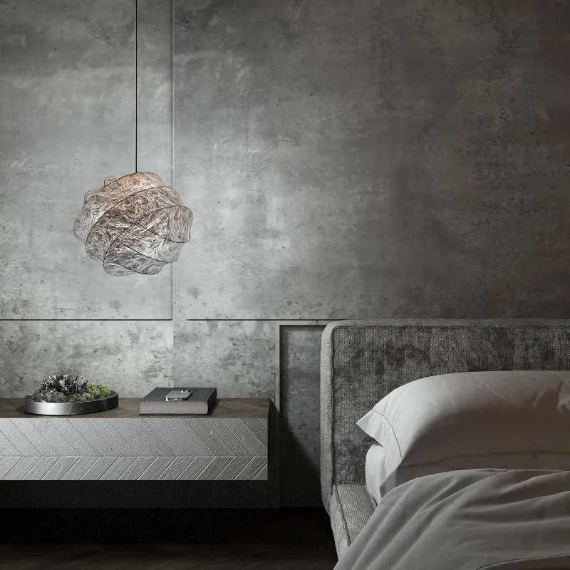 CustomizationWaterproof Grey 3D Cement Look Peel Stick Concrete Wallpaper Misty Gray Contact Paper for Retro Industrial Style fo